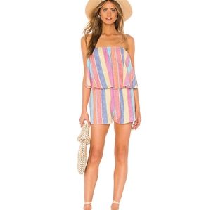 Show Me Your Mumu Striped Romper